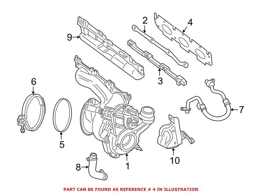 BMW Exhaust Manifold Gasket 11627625167